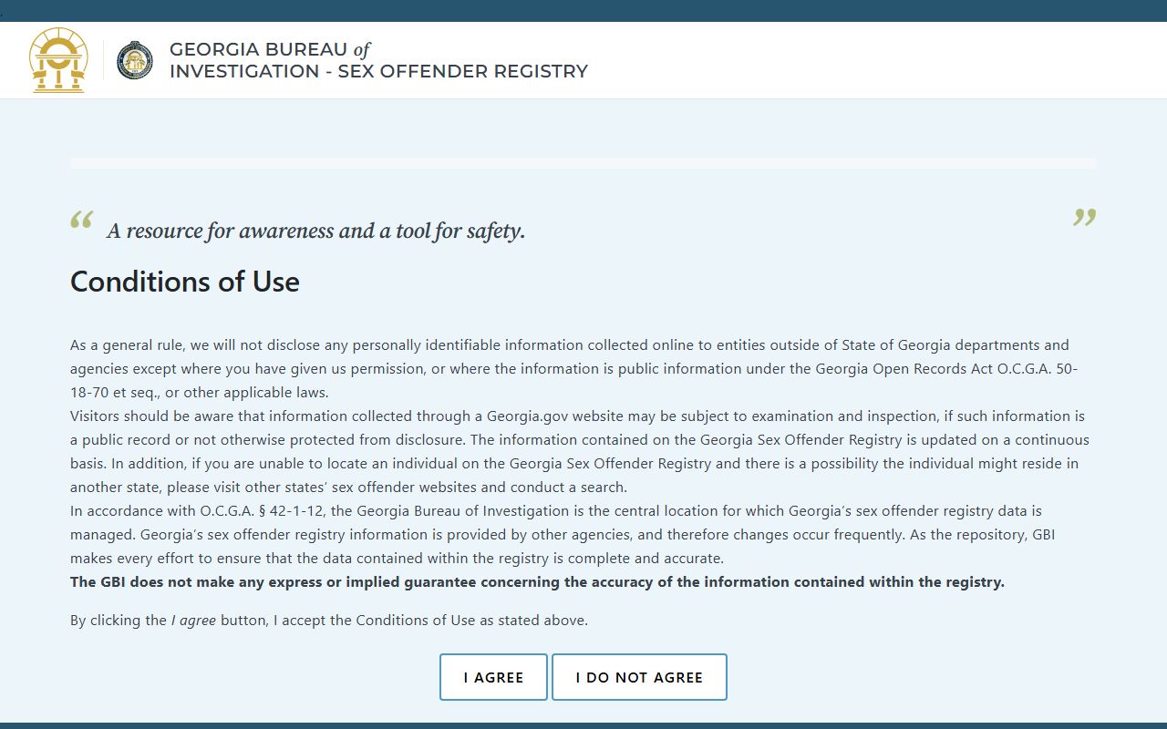 Newton County inmate records GBI sex offender registry